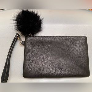 Black, Express puff wristlet.